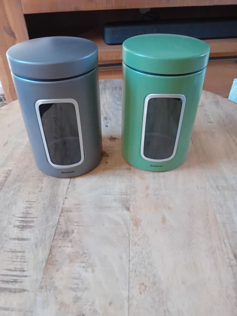 2 Brabantia voorraad bussen, Ophalen of Verzenden, Nieuw