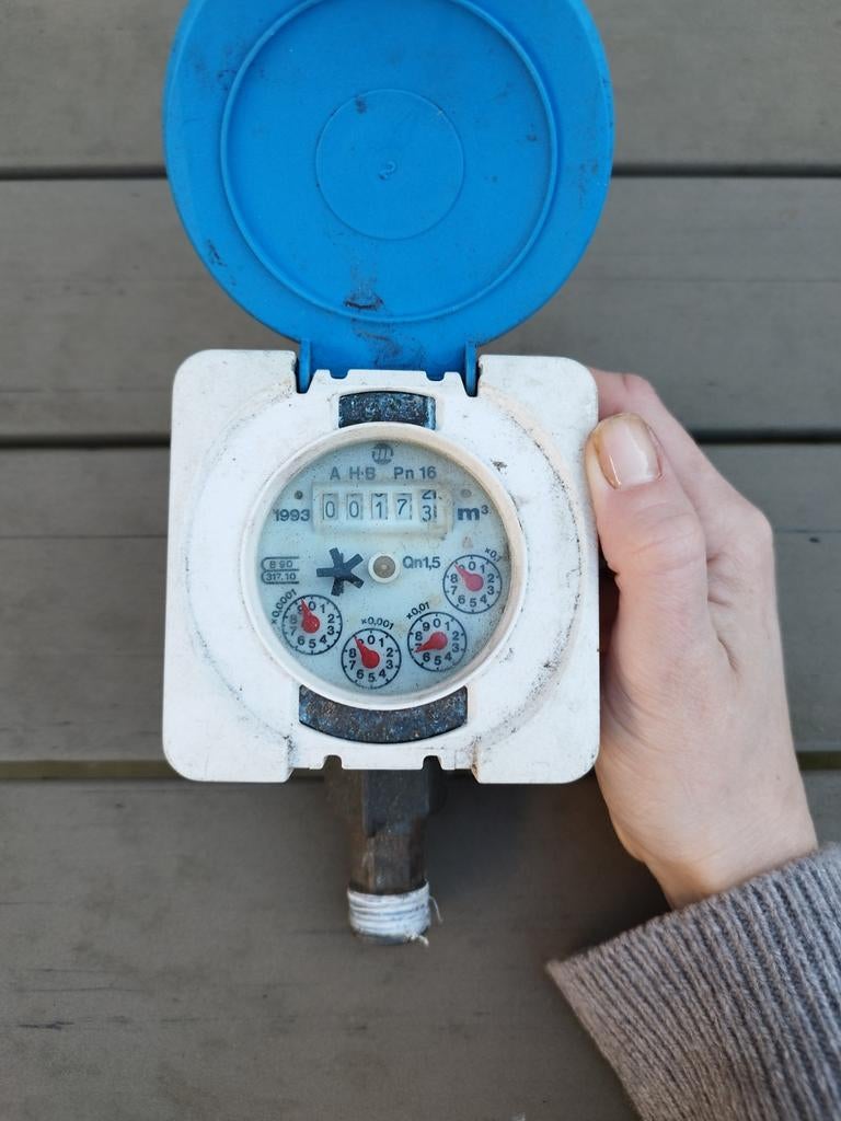 Watermeter Water meter, Doe-het-zelf en Verbouw, Ophalen of Verzenden, Gebruikt, Overige meters