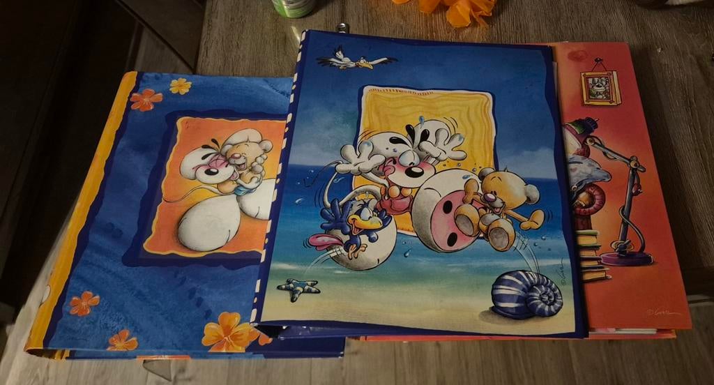 Diddl verzamelmappen met inhoud - 3 stuks, Verzamelen, Diddl, Ophalen of Verzenden, Diddl, Gebruikt, Papier, Kaart of Schrift