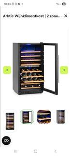 Nieuwe wijnklimaatkast 2-zones, 72 flessen, Ophalen, Zonder vriesvak, 120 tot 140 cm, 200 liter of meer