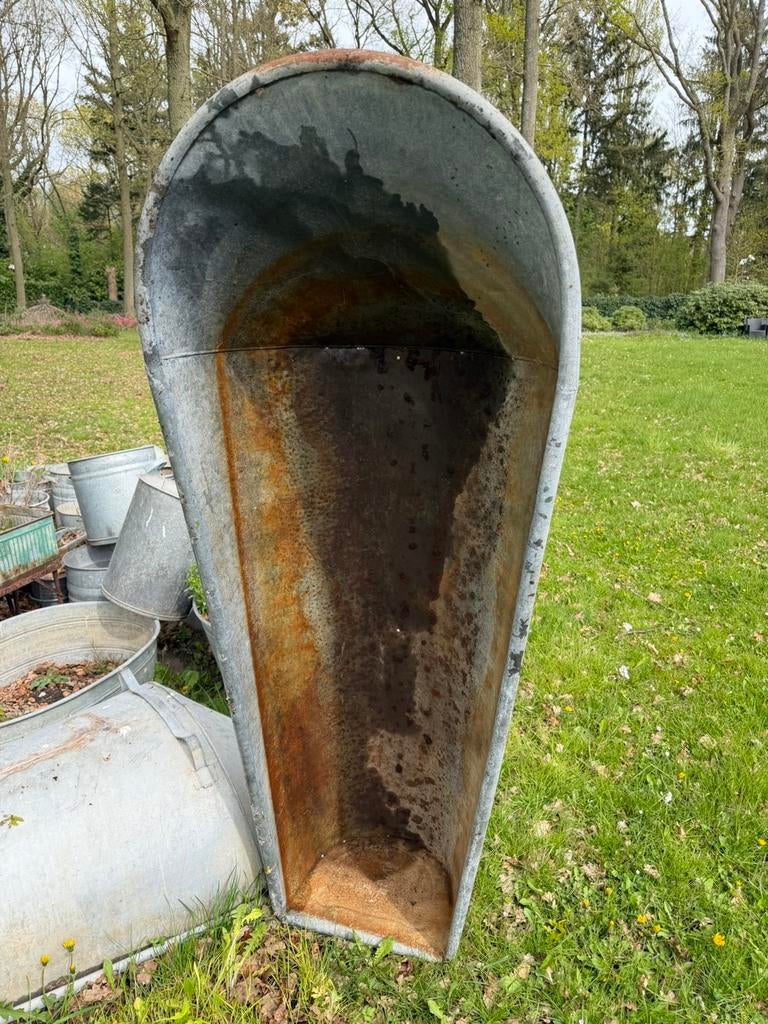 Zinken ligbad, Antiek en Kunst, Ophalen