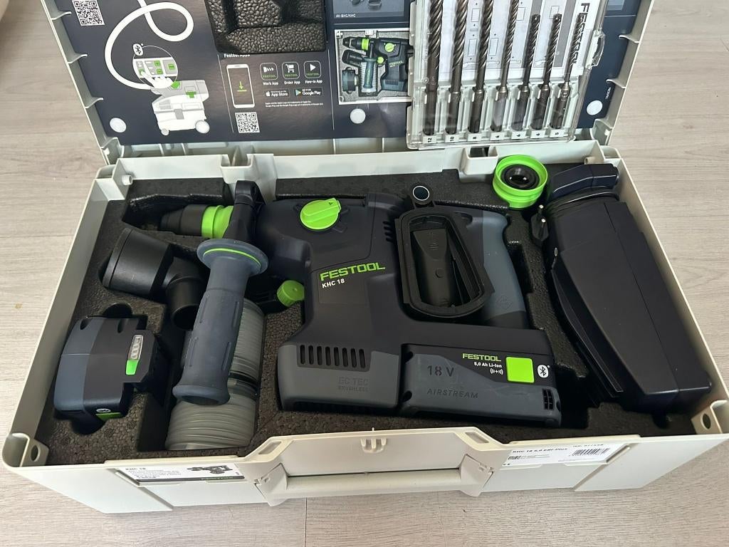 festool KHC 18 EBI plus  Combihamer, Doe-het-zelf en Verbouw, Gereedschap | Handgereedschap, Nieuw, Ophalen