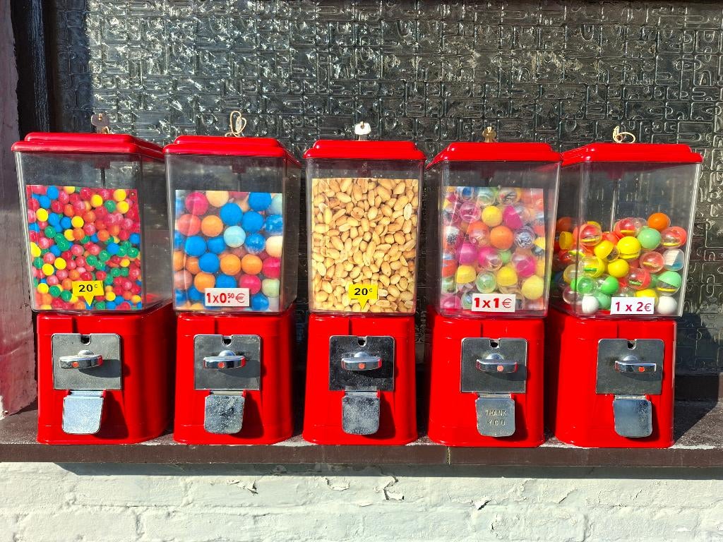 Brabo Kauwgom M&M's pinda nootjes capsule automaat, Verzamelen, Automaten | Overige, Ophalen of Verzenden, Gebruikt