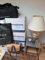 Mooie schemerlamp! Zilverkleurig in zeer goede staat., Ophalen of Verzenden