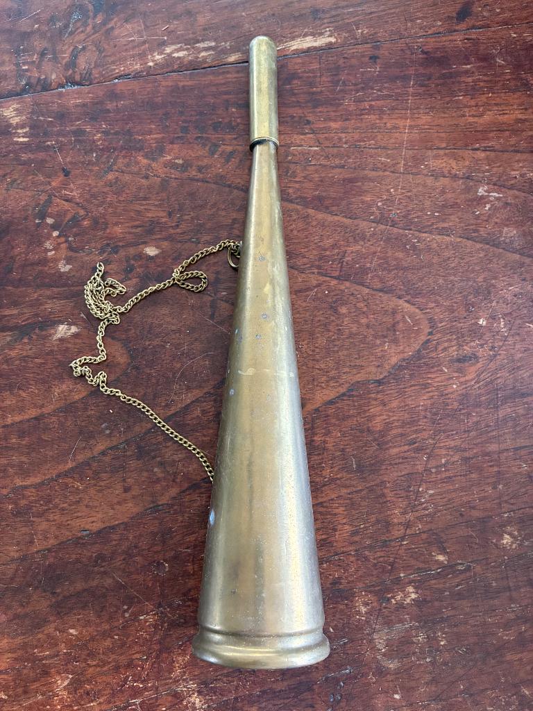 Koperen scheepstoeter, Ophalen of Verzenden, Zo goed als nieuw, Overige typen