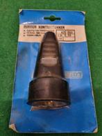 Kontrastekker rubber twee polig, Ophalen of Verzenden, 'T Olde Gre-j, Info@toldegrej.nl, Endepoelstraat 20f Didam