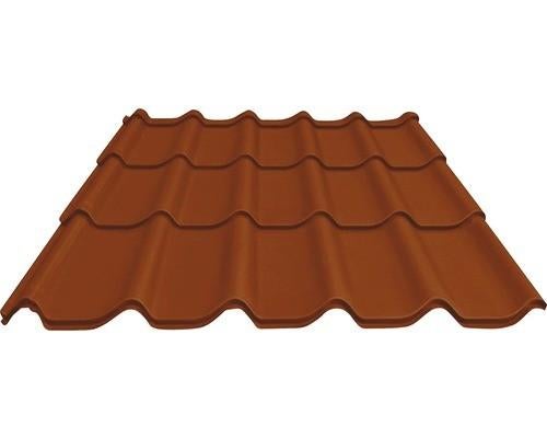 dakpanplaten (Hornbach), Doe-het-zelf en Verbouw, 5 tot 10 m², Zo goed als nieuw, Metaal, Rood