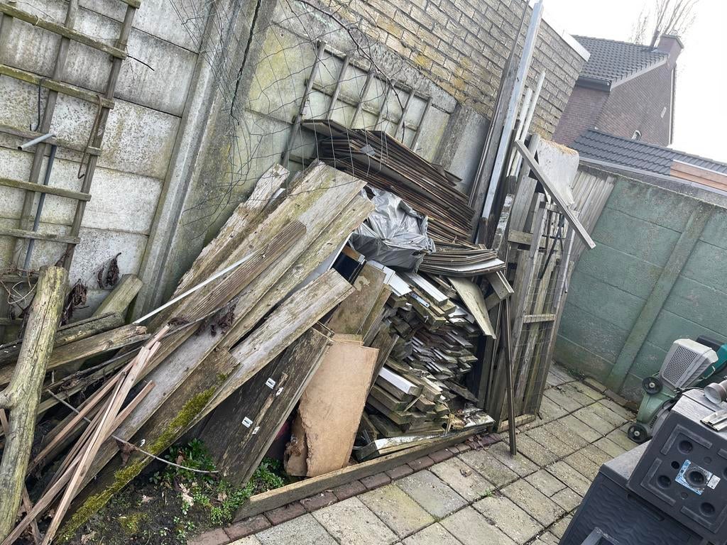 Diverse partij gebruikt hout en planken, Ophalen, Gebruikt, 250 cm of meer, Overige typen