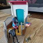 Schleich paardenboxen met merrie en veulen, Ophalen of Verzenden, Zo goed als nieuw