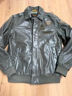 PME Legend leren jas/bomber/pilotenjas mt M groen, Verzenden, Nieuw, Maat 48/50 (M), Groen