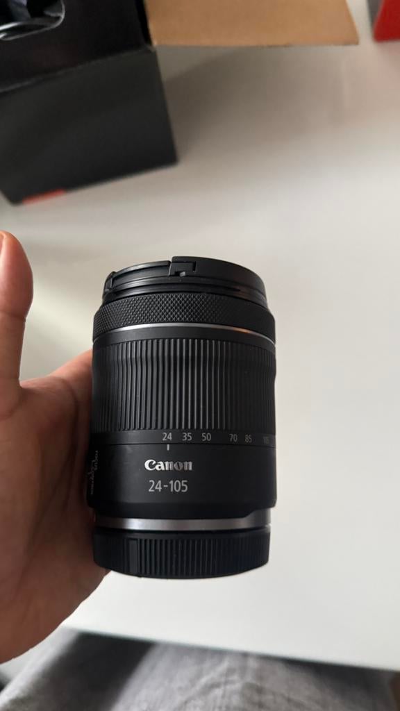 Canon RF 24-105mm  f4-7.1 IS STM zoomlens, Audio, Tv en Foto, Fotografie | Lenzen en Objectieven, Ophalen, Zo goed als nieuw, Standaardlens