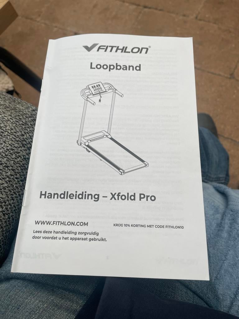 Nieuwe Fithlon Xfold Pro Loopband - Ongebruikt!, Sport en Fitness, Fitnessmaterialen, Ophalen of Verzenden, Nieuw, Benen, Overige typen