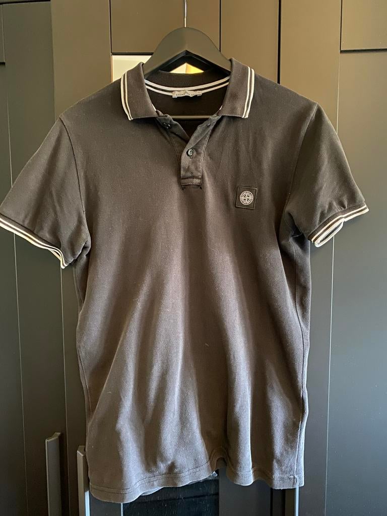 Island polo L, Verzenden, Gedragen, Maat 52/54 (L), Zwart