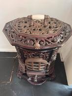 Franse gietijzeren kachel Rosier de Ville, Ophalen, Gebruikt, Houtkachel, Vrijstaand