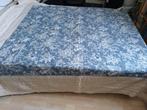 Riviera Maison grote sprei deken bloemen blauw wit 240-220cm, Blauw, Overige typen, Tweepersoons, Ophalen of Verzenden