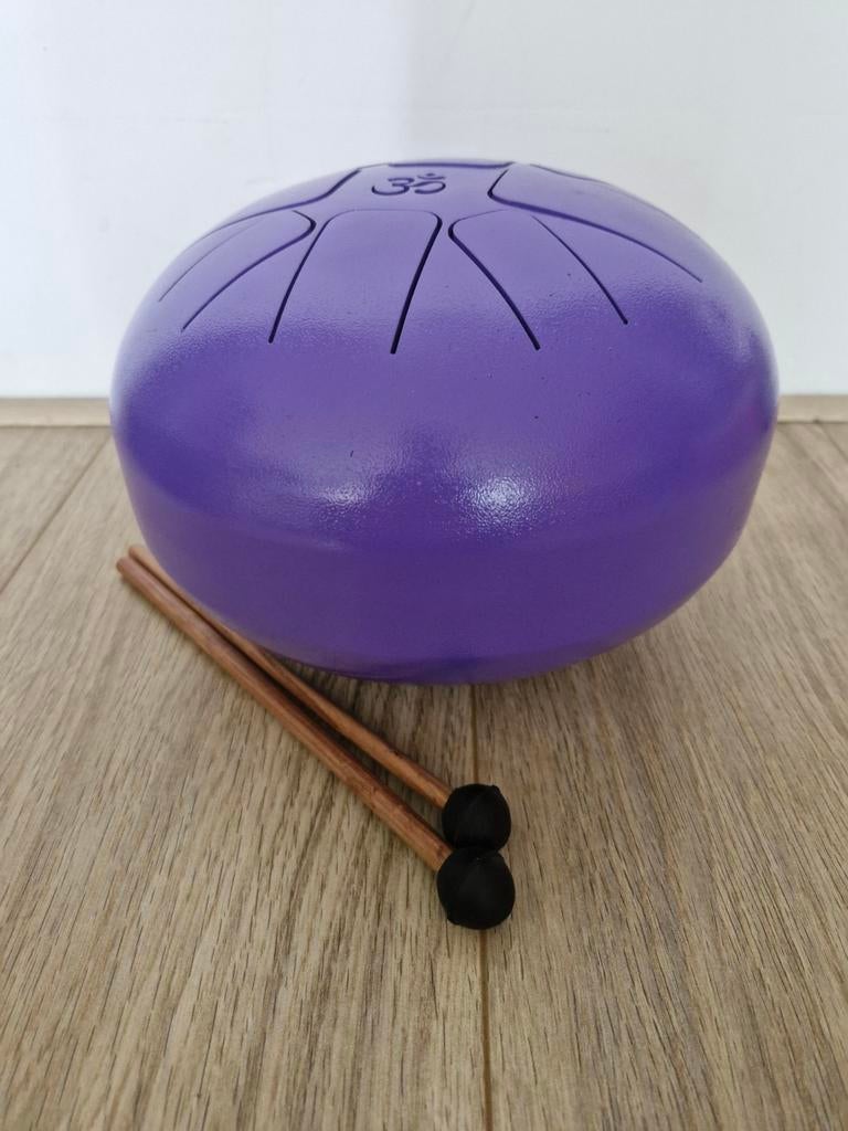 Chakra handpan steel tongue drum paars, Muziek en Instrumenten, Ophalen of Verzenden, Nieuw, Melodische percussie
