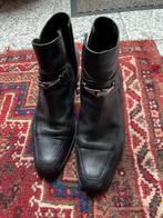 Bally halflaarsjes donkerblauw / nog helemaal goed mt 39 1/2, Ophalen of Verzenden, Zo goed als nieuw, Blauw, Lage of Enkellaarzen