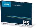 Crucial P5 NVMe SSD 2TB 2000GB, Intern, Crucial, SSD, Info@knapptech.nl