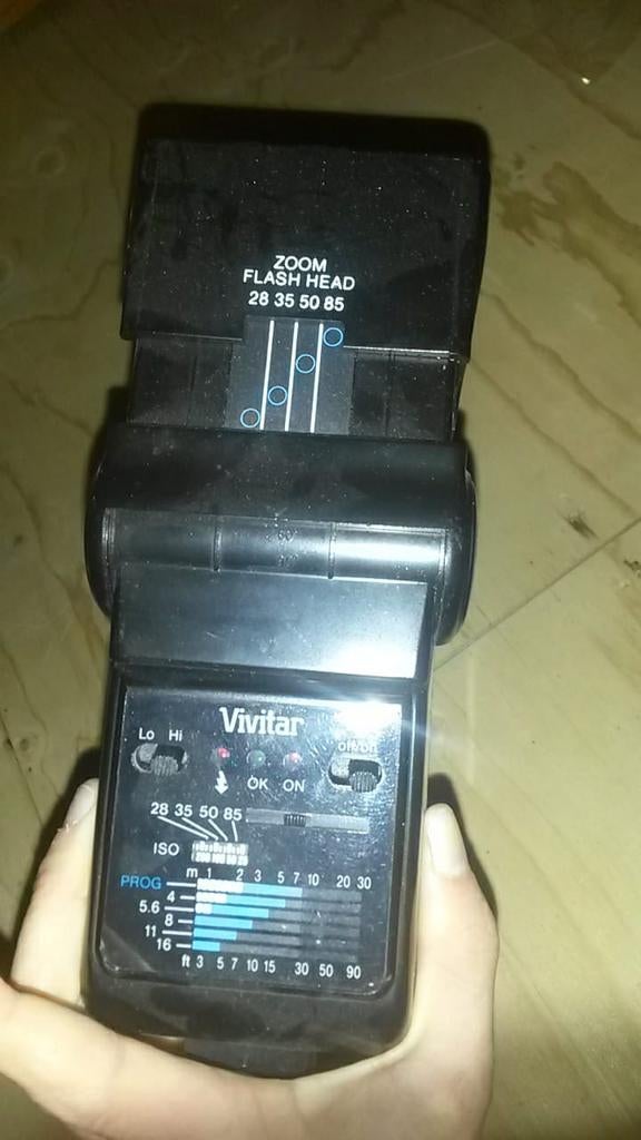 Vivitar flitser, Ophalen of Verzenden, Zo goed als nieuw, Canon