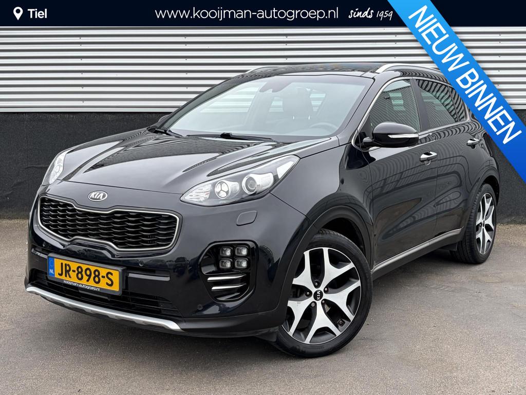 Kia Sportage 1.6 T-GDI GT-Line PlusLine Schuif/kanteldak, Tr, Voorwielaandrijving, Gebruikt, 4 cilinders, Zwart