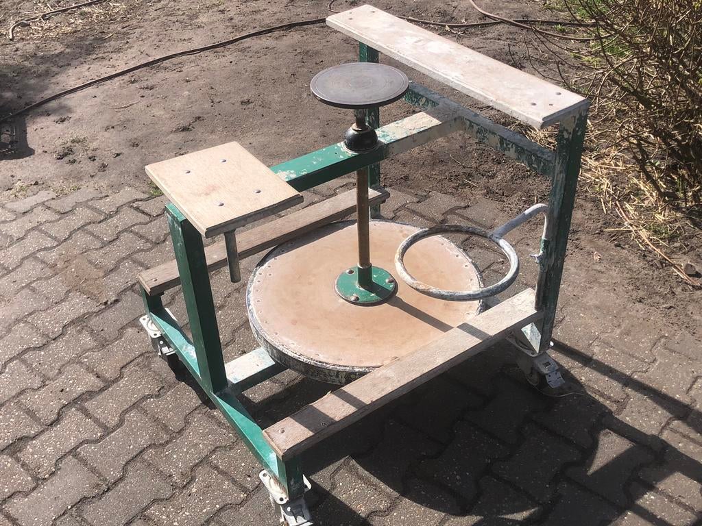 Pottenbakken draaischijf, Hobby en Vrije tijd, Pottenbakken, Ophalen, Gebruikt