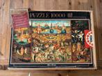 Puzzel 10.000 stukjes - Tuin der Lusten - Bosch, Ophalen of Verzenden, Meer dan 1500 stukjes, Gebruikt, Legpuzzel