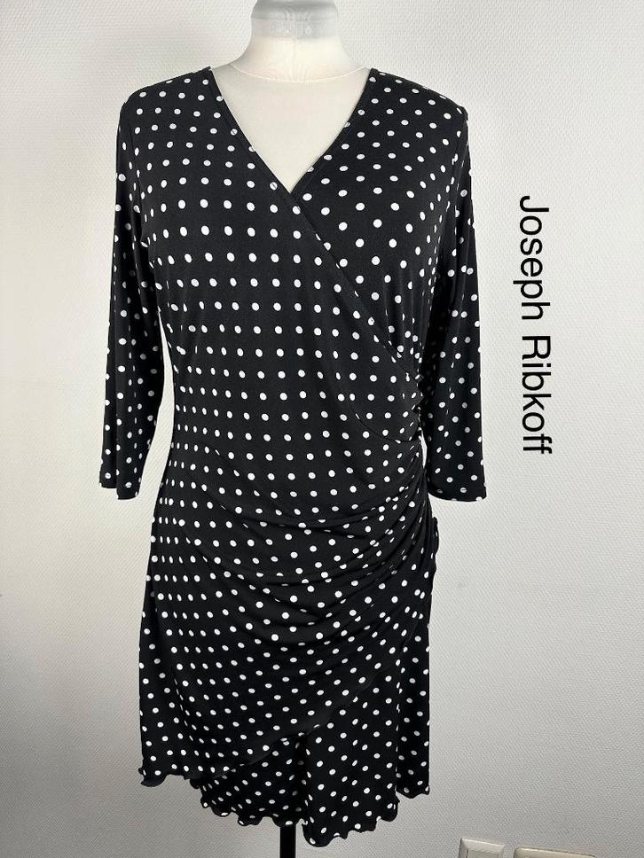 Joseph Ribkoff Jurk  (mt: 44) 16,1/9678, Kleding | Dames, Jurken, Zo goed als nieuw, Maat 42/44 (L), Zwart, Knielengte, Ophalen of Verzenden