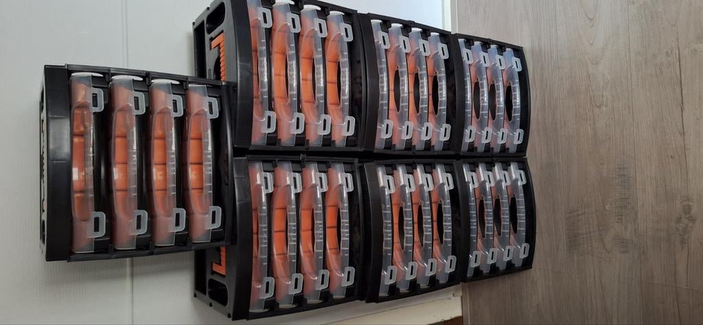 Opbergsysteem / opbergbak / hobbybak met casettes, Ophalen, Zo goed als nieuw