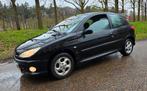 Peugeot 206 1.6 - APK 19-10-2026 - Sportvelgen - Elektr pakk, 4 cilinders, Zwart, Bedrijf, Handgeschakeld