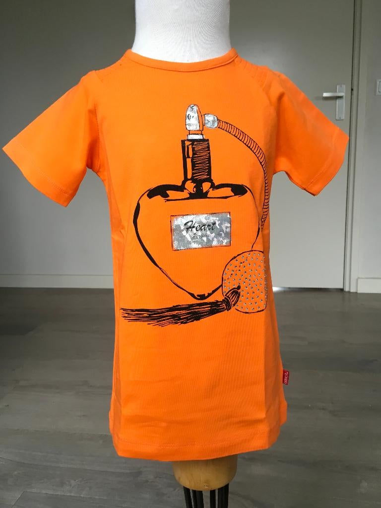 NAME IT parfum fles shirt oranje NIEUW maat 110 / 116 D17, Meisje, Nieuw, Ophalen of Verzenden, Shirt of Longsleeve