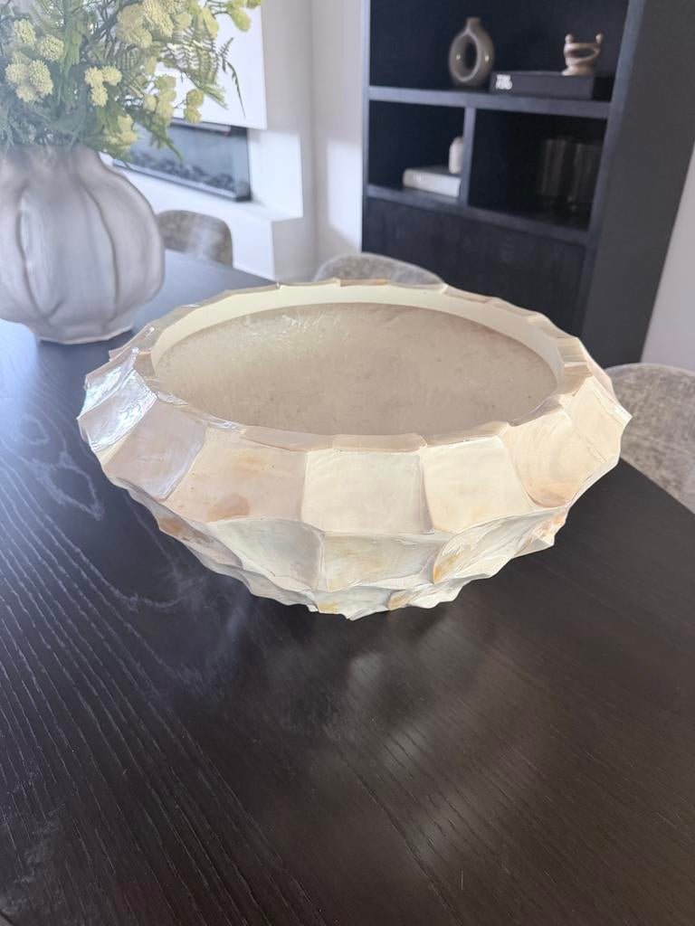 Luxe schelpvaas, Ophalen, Overige materialen, Gebruikt, Overige kleuren