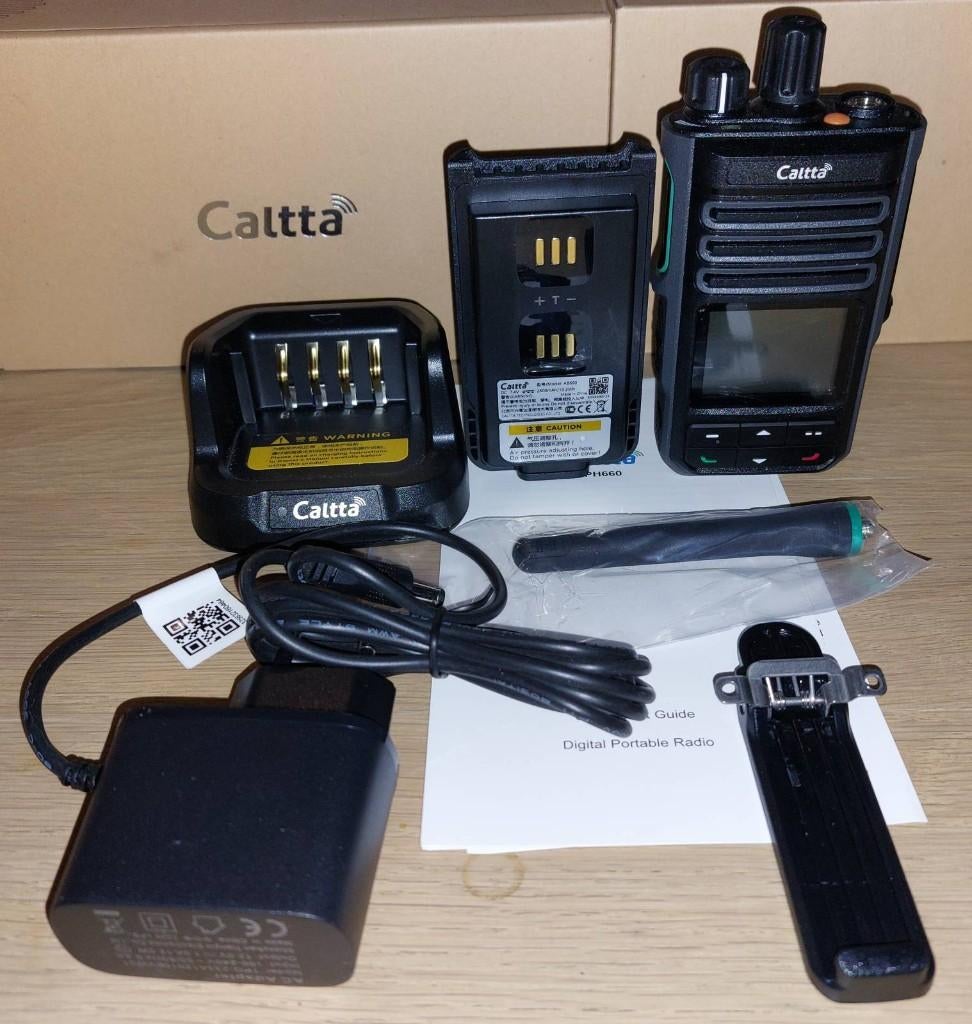 Caltta PH660 UHF DMR portofoon met GPS en BT, Trilfunctie, Nieuw, Ophalen of Verzenden, Portofoon of Walkie-talkie