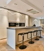 4 design barkkrukken van La Palma Lem, Huis en Inrichting, Barkrukken, 2 krukken, Ophalen, Zo goed als nieuw, 60 tot 90 cm