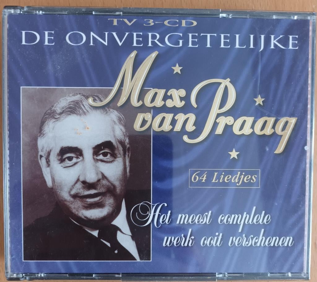 Max Van Praag  (3 CDs), Ophalen of Verzenden, Zo goed als nieuw, Levenslied of Smartlap
