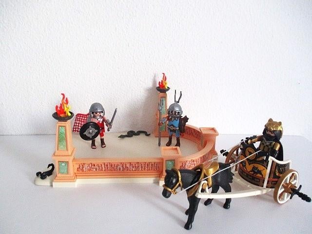 playmobil Arena met Gladiatoren 6868, Kinderen en Baby's, Speelgoed | Playmobil, Ophalen of Verzenden, Zo goed als nieuw, Complete set