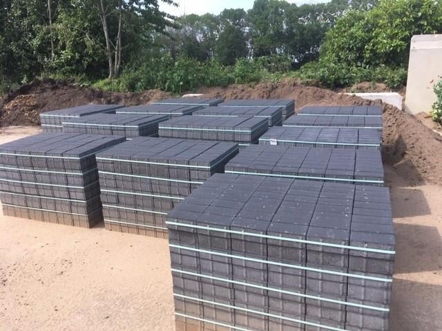 klinkers beton 10x20x8  kwaliteit met deklaag beton klinker, Tuin en Terras, Ophalen of Verzenden, Nieuw, Beton, Klinkers