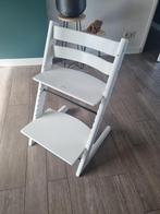 Stokke Tripp Trapp meegroeistoel wit 2x!, Ophalen, Gebruikt, Meegroeistoel, Aanschuifbaar