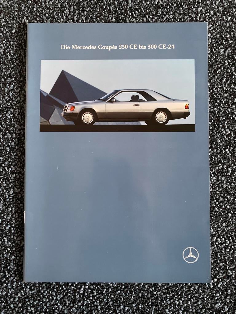 Mercedes-Benz Coupé’s 230 CE - 300CE-24 autofolder (1991), Ophalen of Verzenden, Zo goed als nieuw, Mercedes