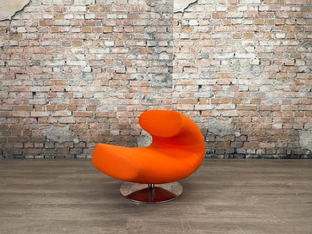 Softline Rio oranje bij TheReSales, Huis en Inrichting, Fauteuils, Ophalen, Design, 75 tot 100 cm, Zo goed als nieuw