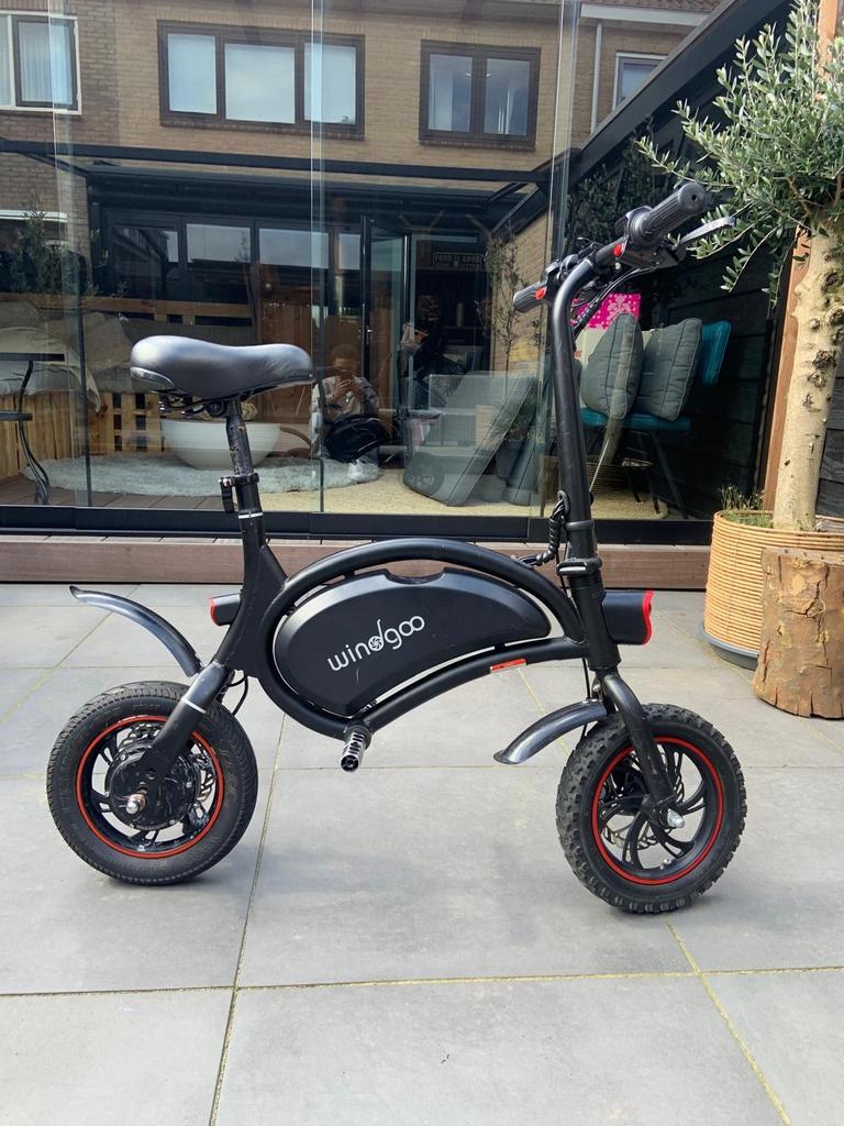 Windgoo elektrische vouwfiets, Fietsen en Brommers, Elektrische fietsen, Overige merken, Minder dan 30 km per accu, Gebruikt, Ophalen of Verzenden