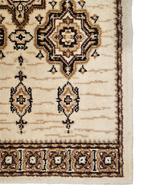 Vintage Oosters wol Berber vloerkleed medallion 62x118cm, Oosters, Klassiek, Vintage, 100 tot 150 cm, Zo goed als nieuw, Onbekend