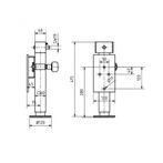 Steunpoot kantelbaar flens 42mm 1300 kg SW 19 zeskant, Ophalen of Verzenden, Winterhoff, Nb, Nb