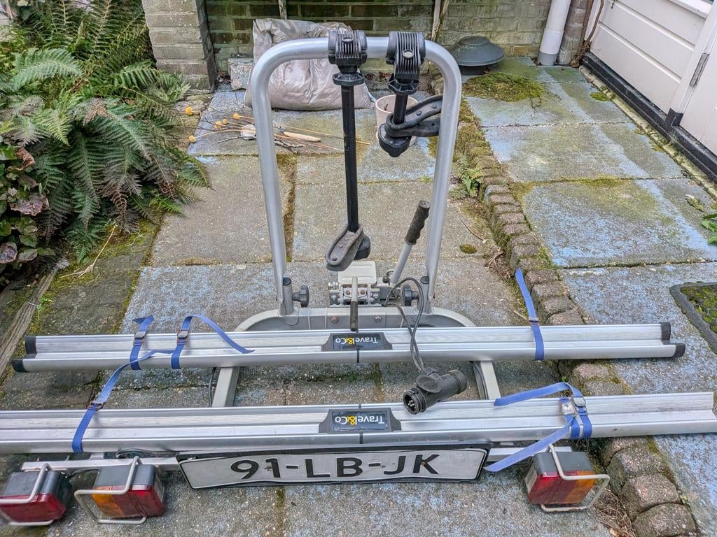 Travel&Co Fietsenrek voor 2 fietsen op trekhaak, Ophalen of Verzenden