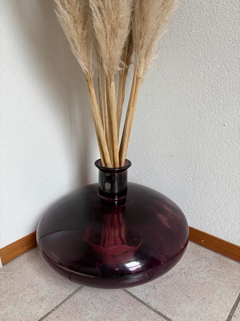 Glazen vaas, Ophalen