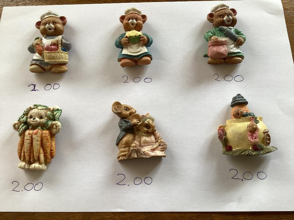 koelkastmagneten /poppetjes / magneet /, Ophalen of Verzenden, Zo goed als nieuw