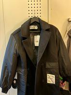Colourful Rebel Contrast Wool Long Coat Zwart Maat M NIEUW, Kleding | Dames, Jassen | Winter, Ophalen of Verzenden, Nieuw, Maat 38/40 (M)