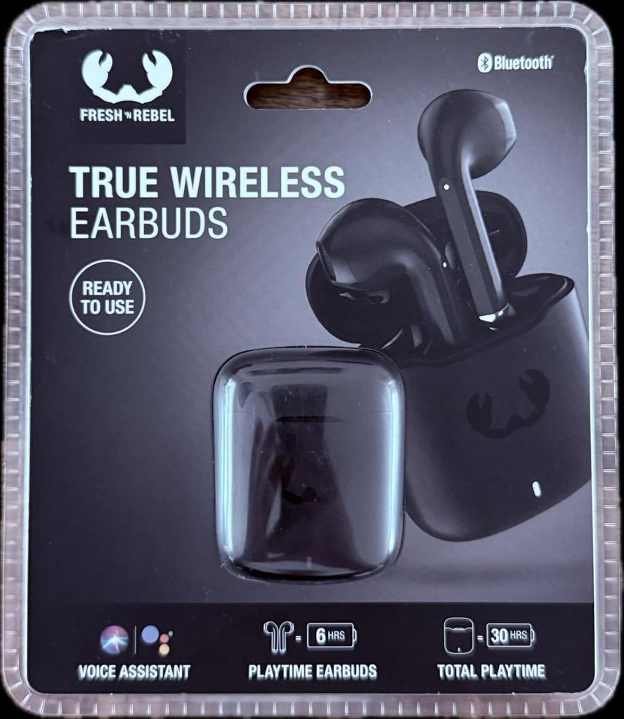 Fresh 'n Rebel True Wireless Earbuds - Zwart, Ophalen of Verzenden, Overige merken, Bluetooth