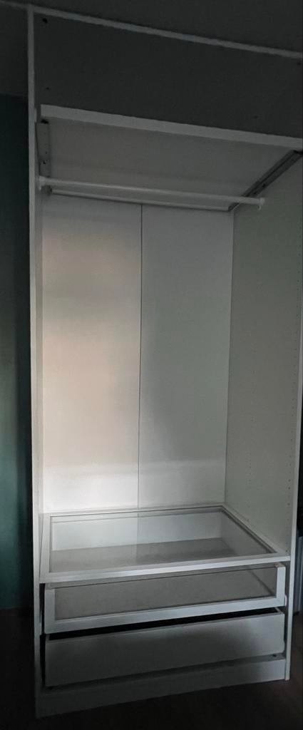 IKEA Pax kast met hangruimte en lades, Ophalen, Gebruikt, 200 cm of meer, 50 tot 100 cm