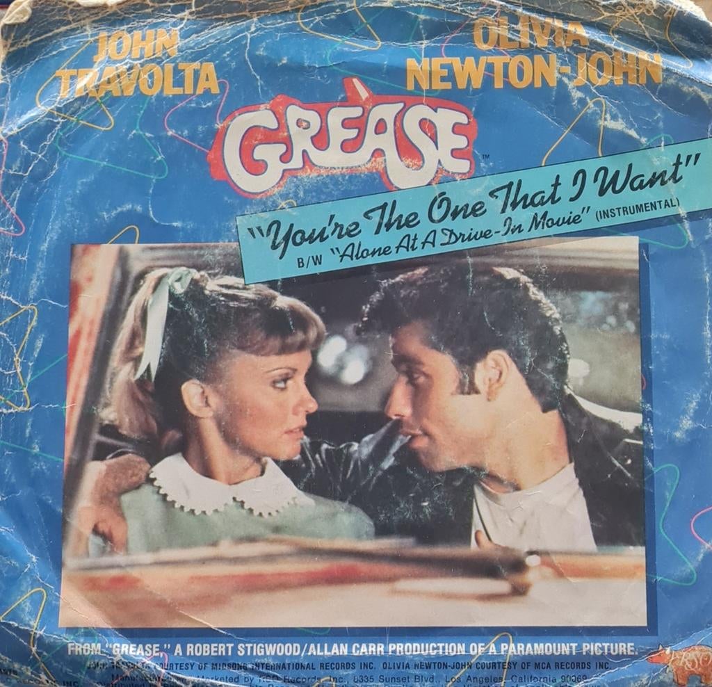 GREASE - YOU'RE THE ONE THAT I WANT (HOES BESCHADIGD), Ophalen of Verzenden, Gebruikt