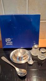 Drache Solingen Eierdopje met zout-pepervaatje en lepel, Ophalen of Verzenden